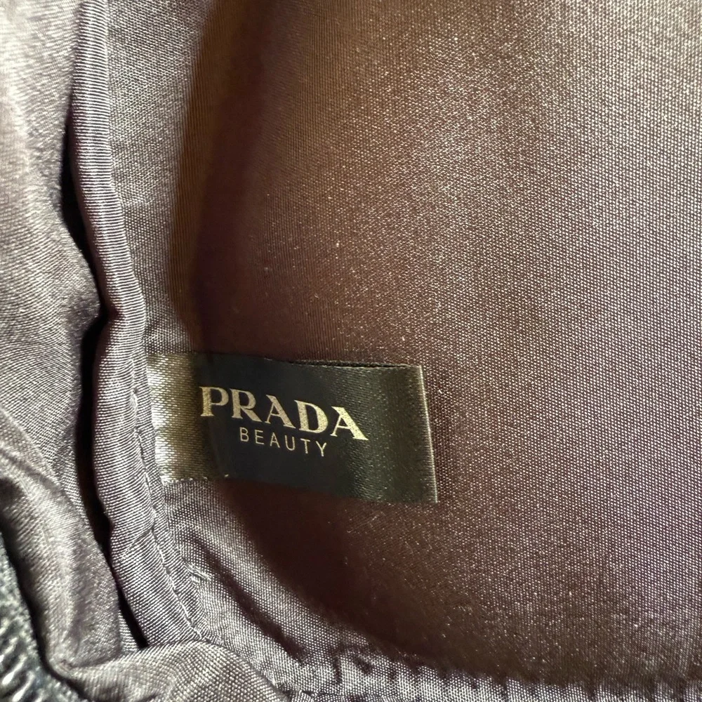New in Dust Bag Prada Beauty GWP Handles Vanity w/ Mirror & 2 Pockets